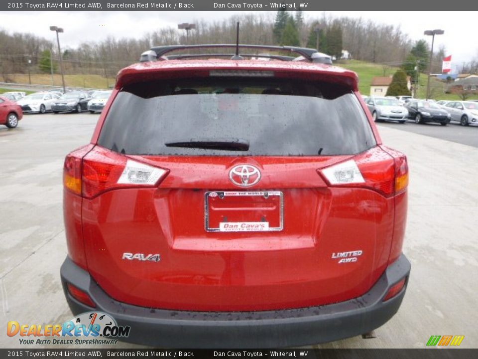 2015 Toyota RAV4 Limited AWD Barcelona Red Metallic / Black Photo #6