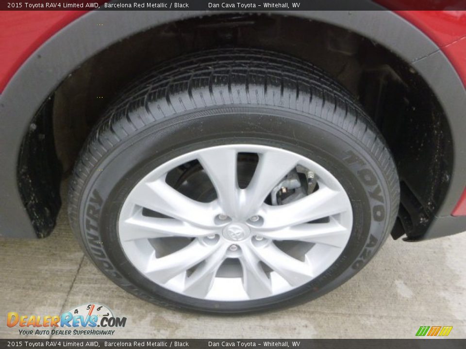 2015 Toyota RAV4 Limited AWD Barcelona Red Metallic / Black Photo #9