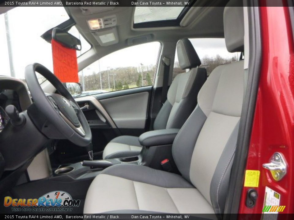 2015 Toyota RAV4 Limited AWD Barcelona Red Metallic / Black Photo #13