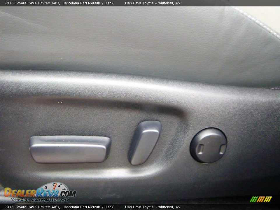 2015 Toyota RAV4 Limited AWD Barcelona Red Metallic / Black Photo #14