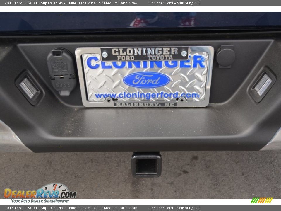 2015 Ford F150 XLT SuperCab 4x4 Blue Jeans Metallic / Medium Earth Gray Photo #12