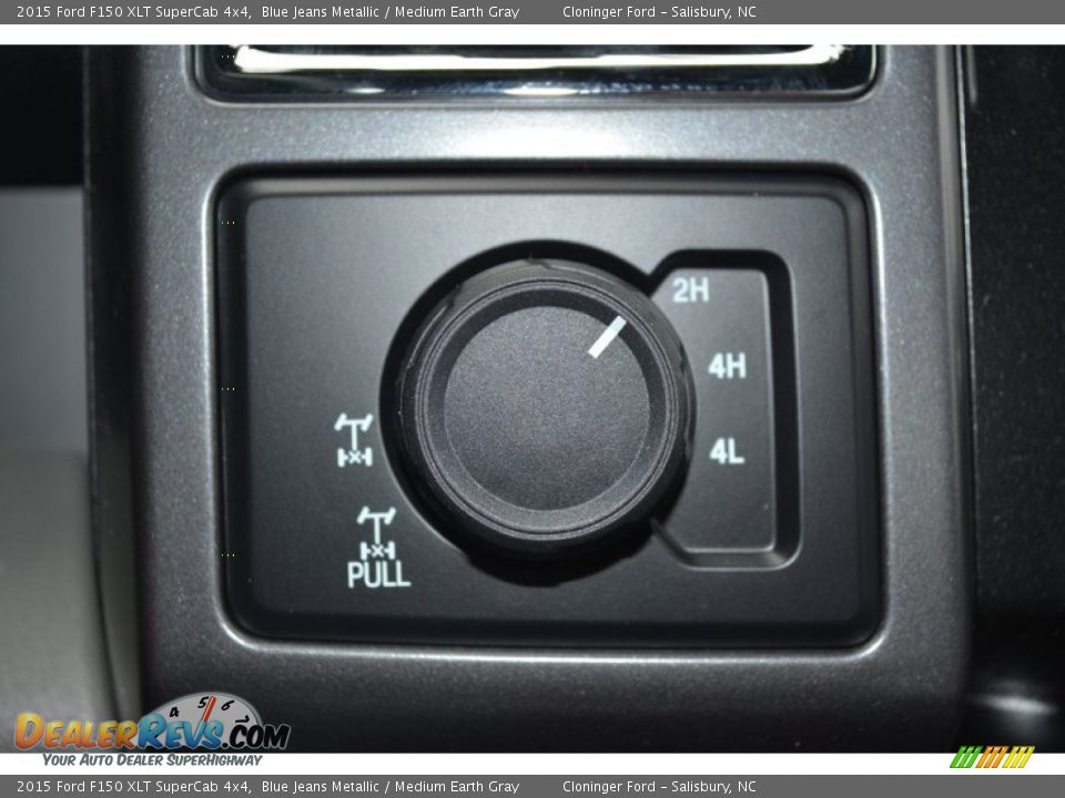 2015 Ford F150 XLT SuperCab 4x4 Blue Jeans Metallic / Medium Earth Gray Photo #16
