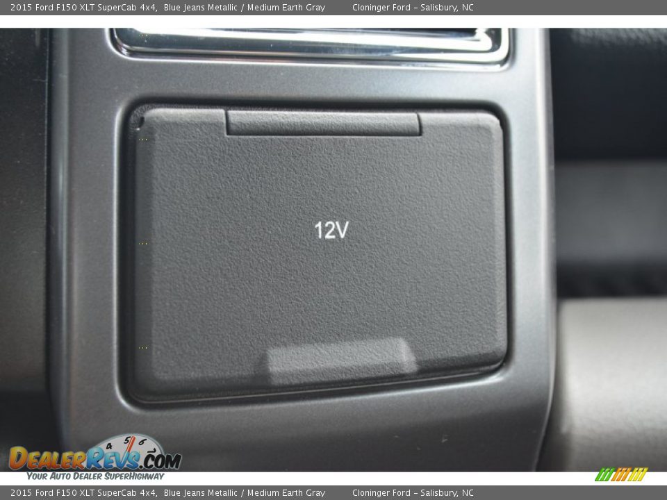 2015 Ford F150 XLT SuperCab 4x4 Blue Jeans Metallic / Medium Earth Gray Photo #17