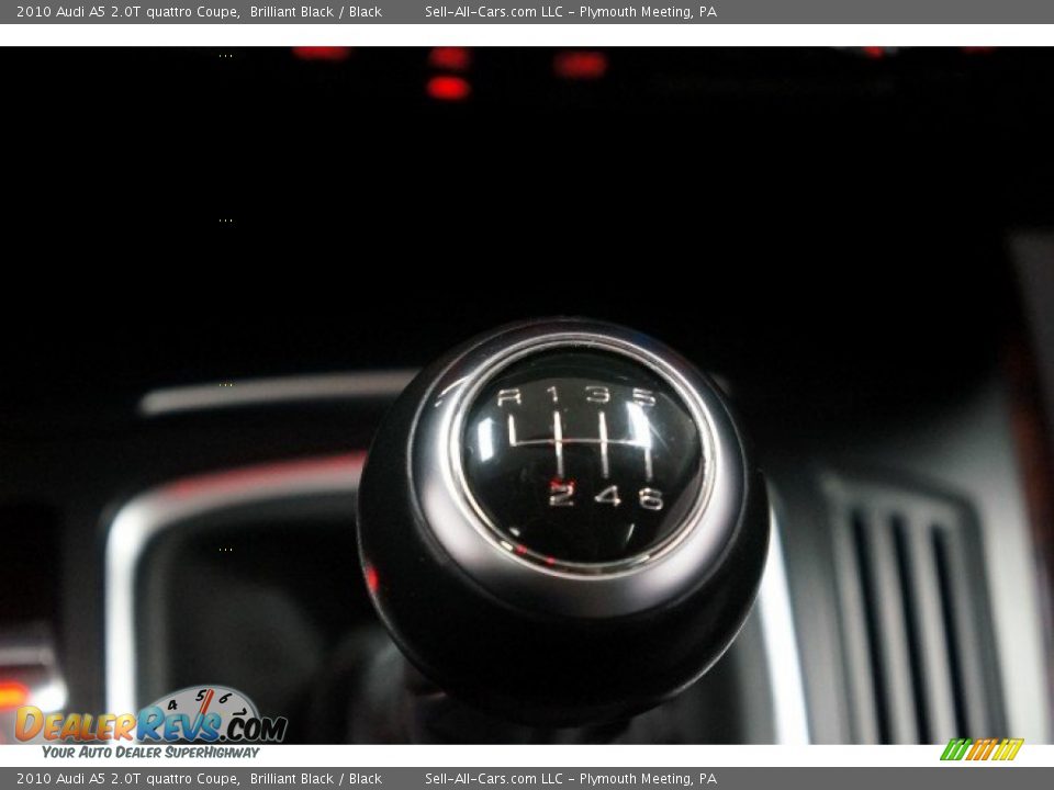 2010 Audi A5 2.0T quattro Coupe Brilliant Black / Black Photo #33