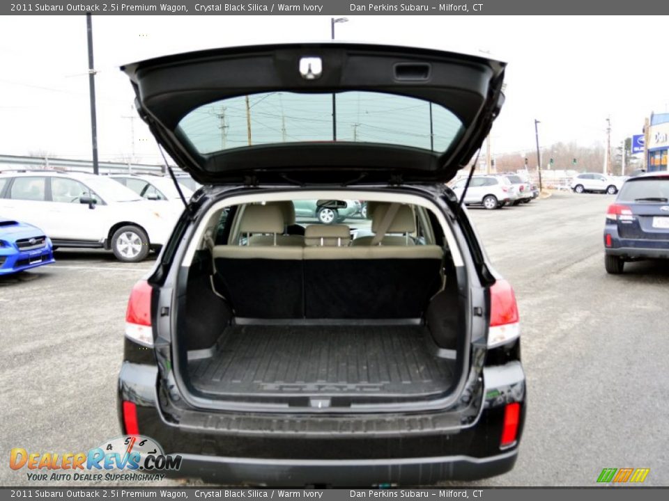 2011 Subaru Outback 2.5i Premium Wagon Crystal Black Silica / Warm Ivory Photo #8