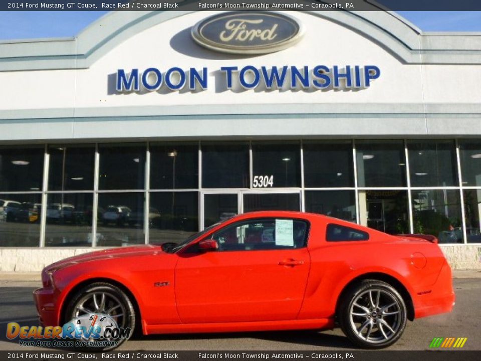 2014 Ford Mustang GT Coupe Race Red / Charcoal Black Photo #6
