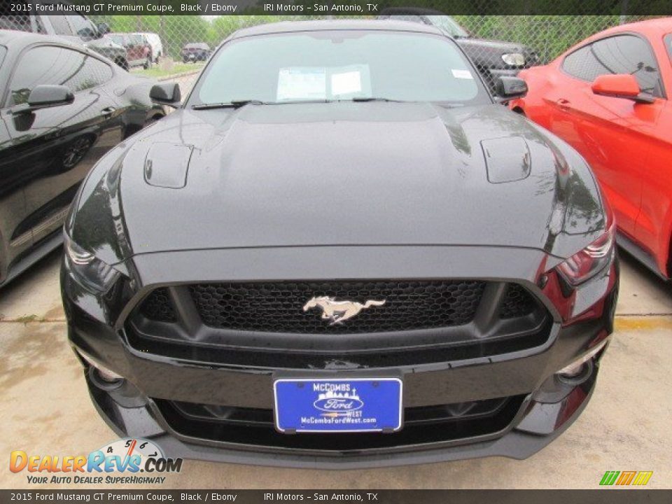 2015 Ford Mustang GT Premium Coupe Black / Ebony Photo #4