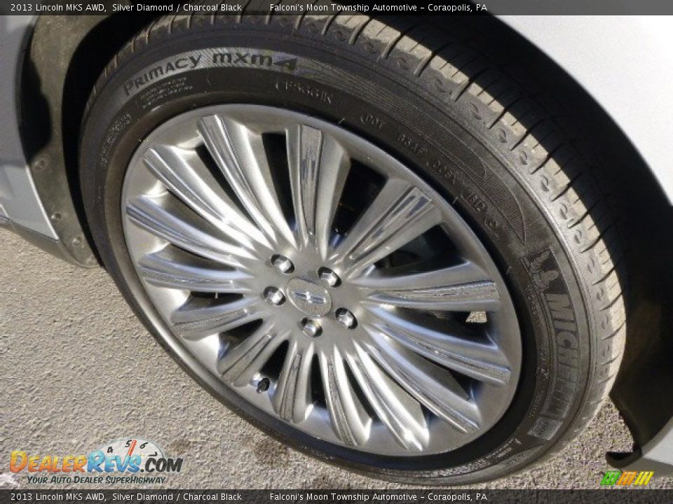 2013 Lincoln MKS AWD Silver Diamond / Charcoal Black Photo #3