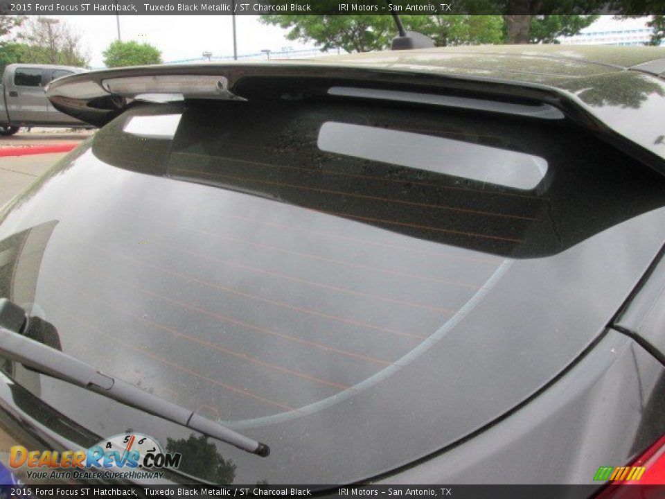 2015 Ford Focus ST Hatchback Tuxedo Black Metallic / ST Charcoal Black Photo #10