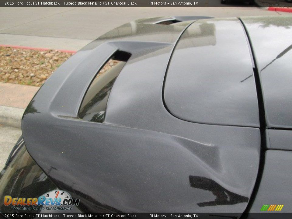 2015 Ford Focus ST Hatchback Tuxedo Black Metallic / ST Charcoal Black Photo #11