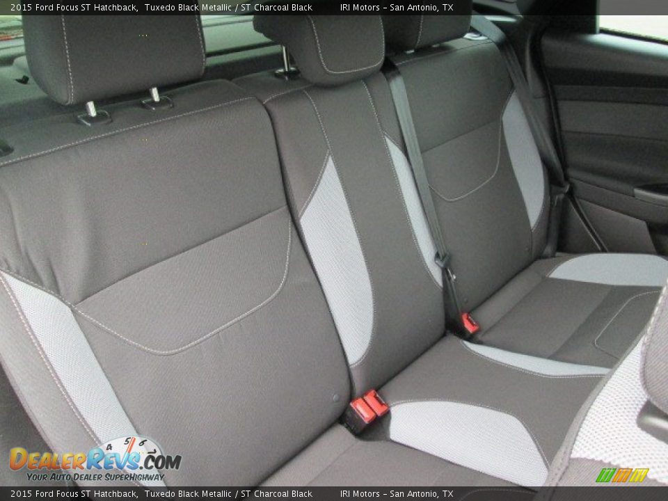 Rear Seat of 2015 Ford Focus ST Hatchback Photo #12