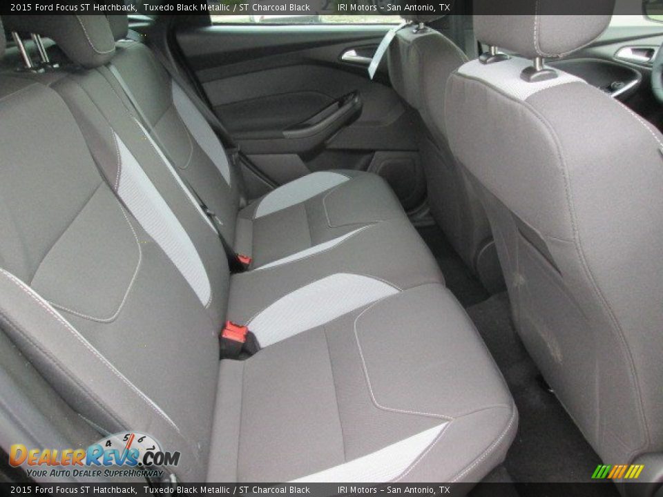 Rear Seat of 2015 Ford Focus ST Hatchback Photo #13