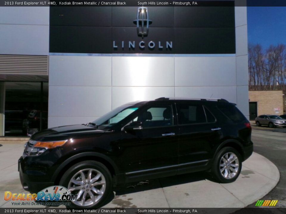 2013 Ford Explorer XLT 4WD Kodiak Brown Metallic / Charcoal Black Photo #1
