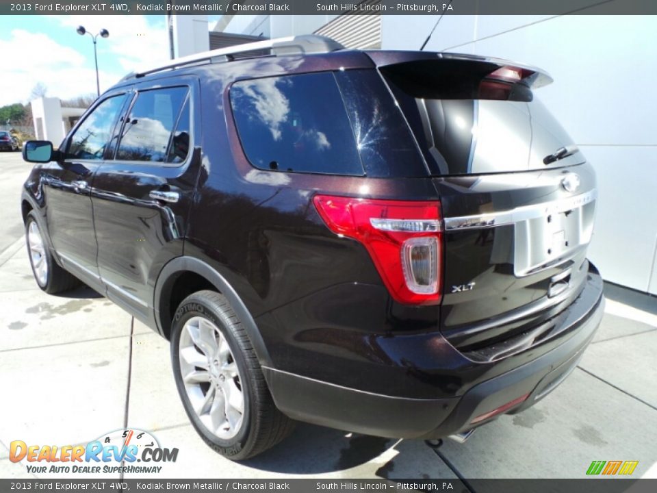 2013 Ford Explorer XLT 4WD Kodiak Brown Metallic / Charcoal Black Photo #3