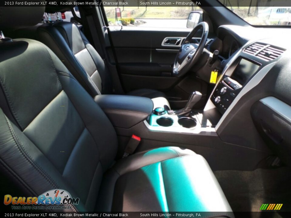 2013 Ford Explorer XLT 4WD Kodiak Brown Metallic / Charcoal Black Photo #11