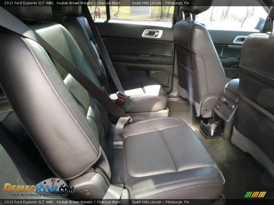 2013 Ford Explorer XLT 4WD Kodiak Brown Metallic / Charcoal Black Photo #13
