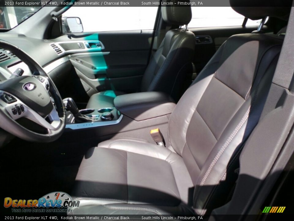 2013 Ford Explorer XLT 4WD Kodiak Brown Metallic / Charcoal Black Photo #15