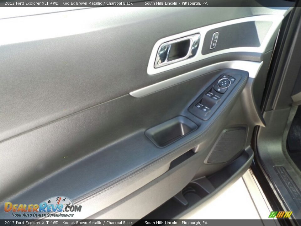 2013 Ford Explorer XLT 4WD Kodiak Brown Metallic / Charcoal Black Photo #20
