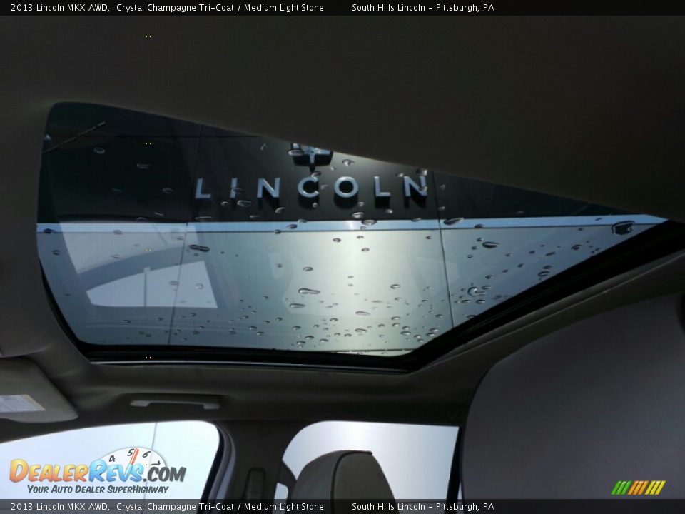 2013 Lincoln MKX AWD Crystal Champagne Tri-Coat / Medium Light Stone Photo #19