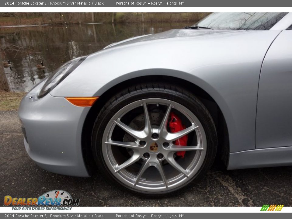 2014 Porsche Boxster S Rhodium Silver Metallic / Black Photo #10
