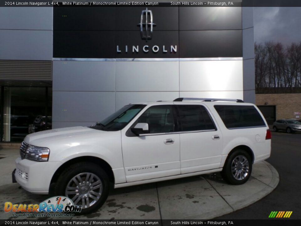 2014 Lincoln Navigator L 4x4 White Platinum / Monochrome Limited Edition Canyon Photo #1