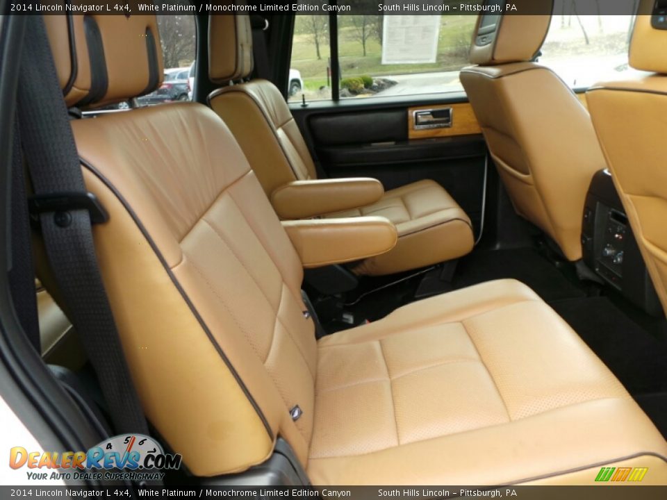 Rear Seat of 2014 Lincoln Navigator L 4x4 Photo #13