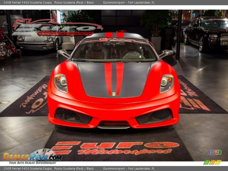 2008 Ferrari F430 Scuderia Coupe Rosso Scuderia (Red) / Black Photo #12