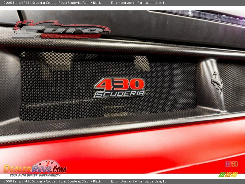 2008 Ferrari F430 Scuderia Coupe Rosso Scuderia (Red) / Black Photo #25