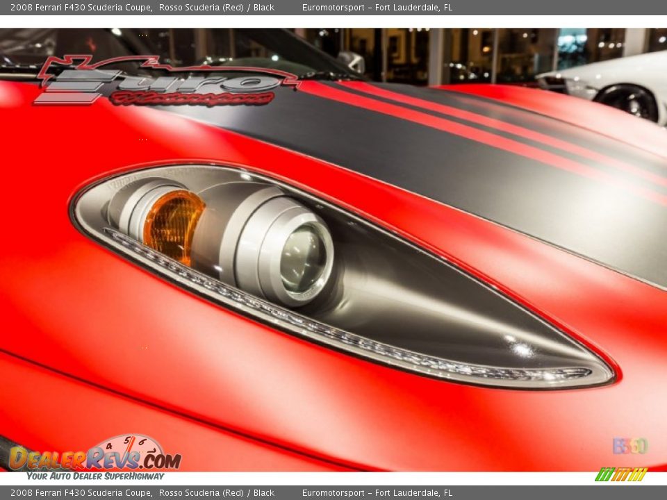2008 Ferrari F430 Scuderia Coupe Rosso Scuderia (Red) / Black Photo #29