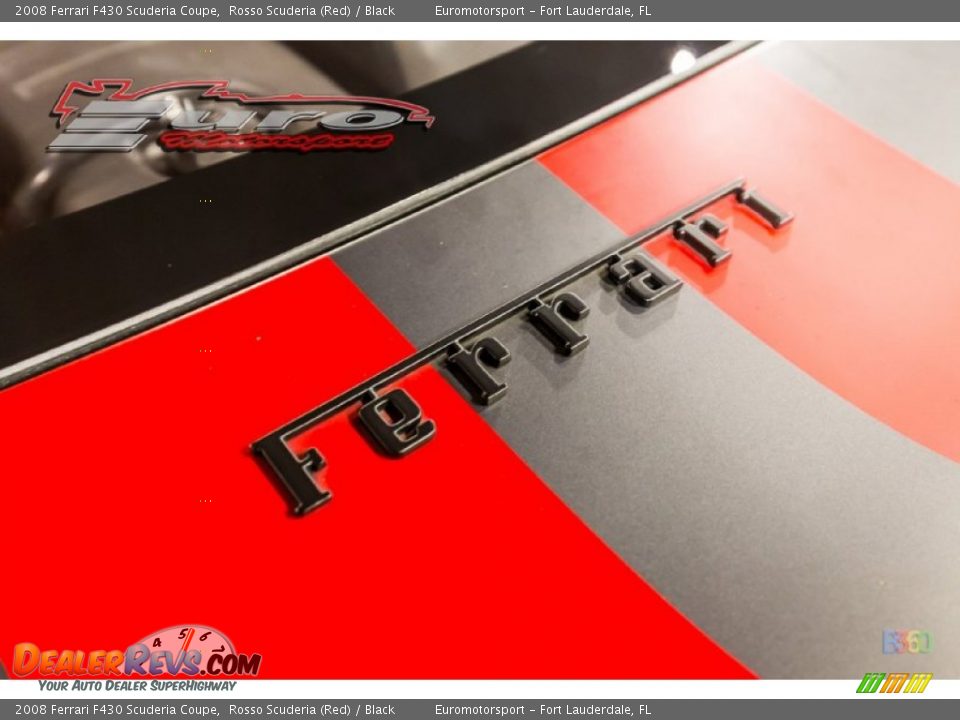 2008 Ferrari F430 Scuderia Coupe Rosso Scuderia (Red) / Black Photo #48