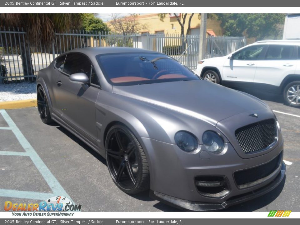 2005 Bentley Continental GT Silver Tempest / Saddle Photo #3