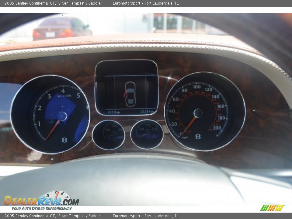 2005 Bentley Continental GT Silver Tempest / Saddle Photo #8
