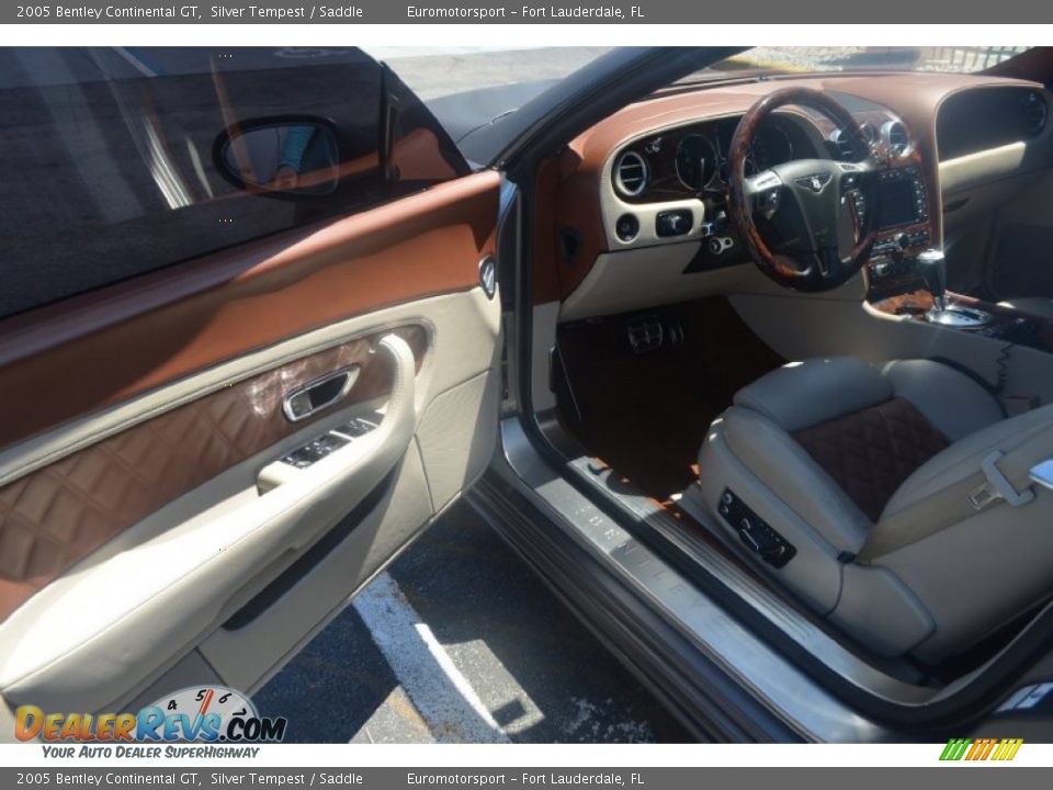 2005 Bentley Continental GT Silver Tempest / Saddle Photo #10
