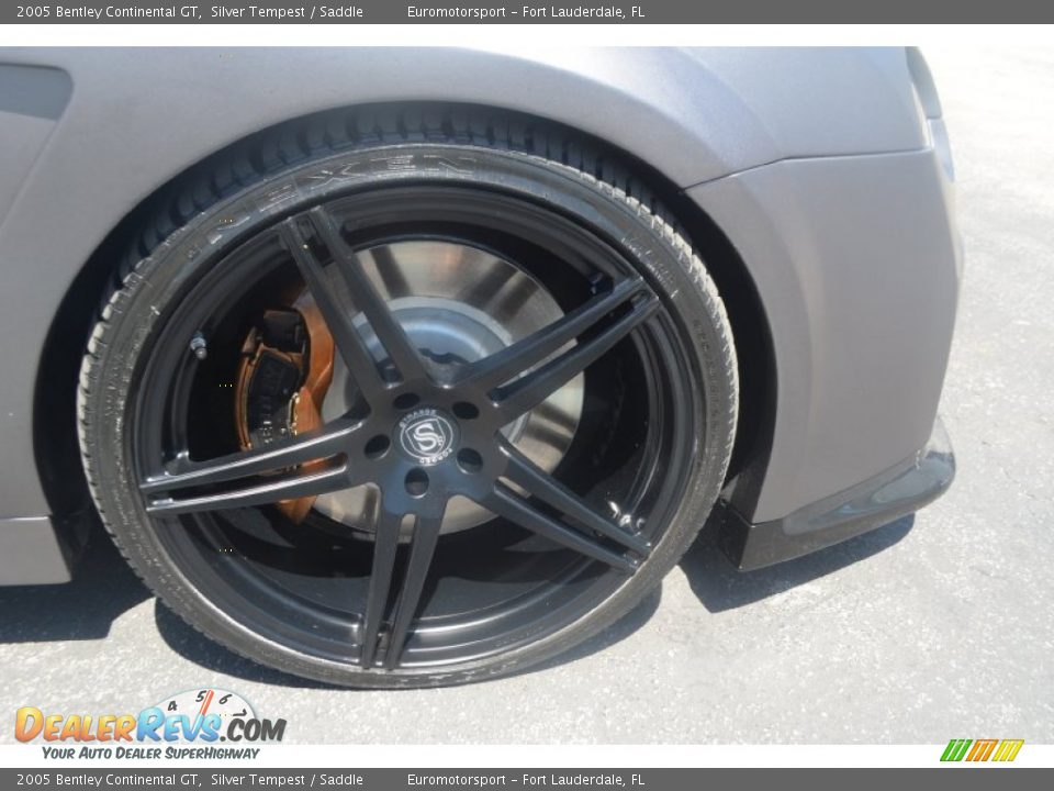 2005 Bentley Continental GT Silver Tempest / Saddle Photo #12