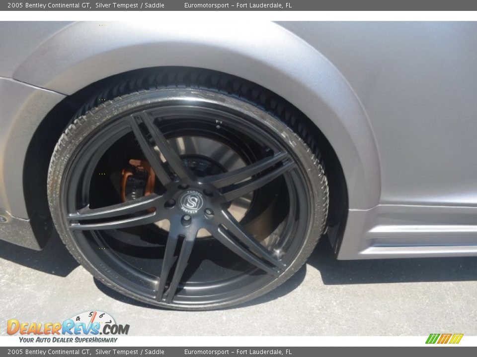 2005 Bentley Continental GT Silver Tempest / Saddle Photo #13