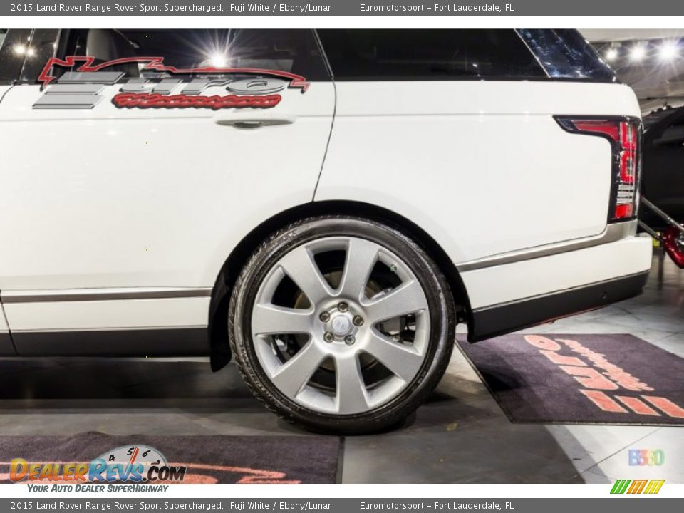 2015 Land Rover Range Rover Sport Supercharged Fuji White / Ebony/Lunar Photo #13