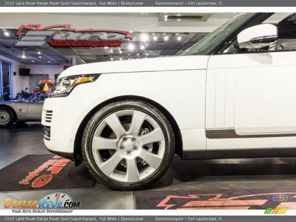 2015 Land Rover Range Rover Sport Supercharged Fuji White / Ebony/Lunar Photo #14