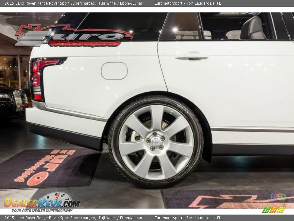 2015 Land Rover Range Rover Sport Supercharged Fuji White / Ebony/Lunar Photo #16
