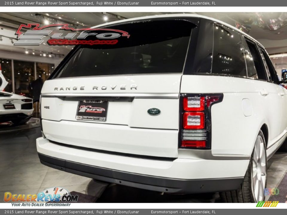2015 Land Rover Range Rover Sport Supercharged Fuji White / Ebony/Lunar Photo #17