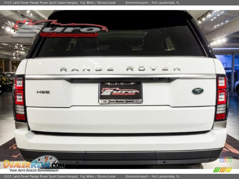 2015 Land Rover Range Rover Sport Supercharged Fuji White / Ebony/Lunar Photo #18