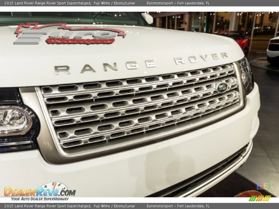 2015 Land Rover Range Rover Sport Supercharged Fuji White / Ebony/Lunar Photo #22
