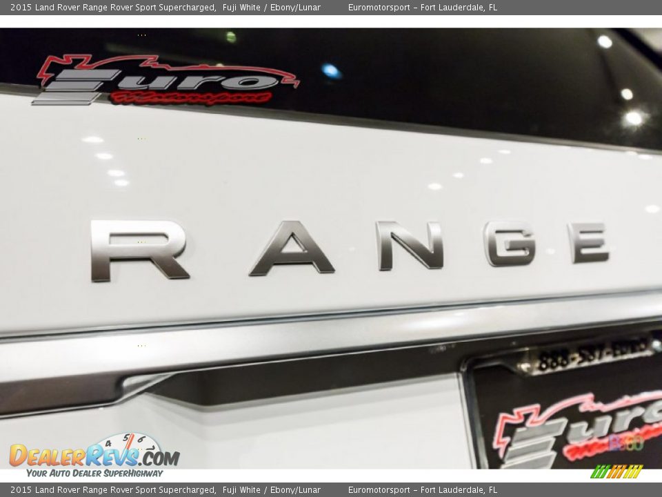 2015 Land Rover Range Rover Sport Supercharged Fuji White / Ebony/Lunar Photo #49