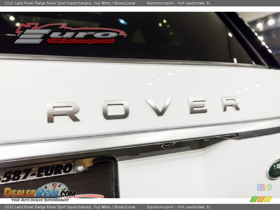 2015 Land Rover Range Rover Sport Supercharged Fuji White / Ebony/Lunar Photo #50