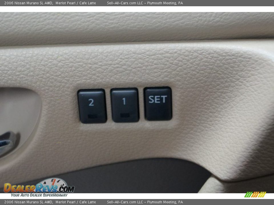2006 Nissan Murano SL AWD Merlot Pearl / Cafe Latte Photo #13
