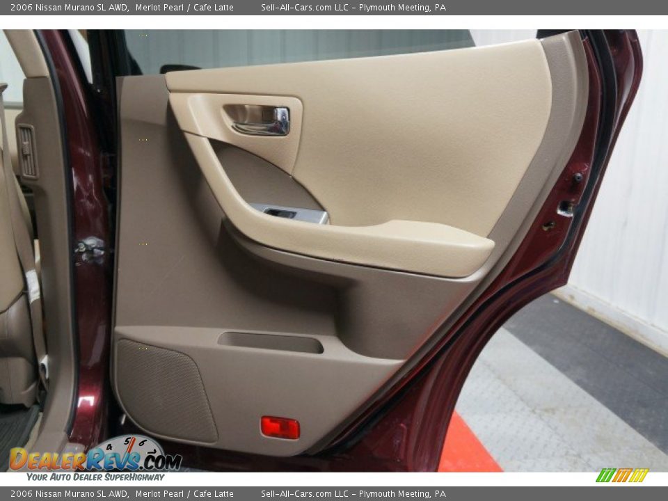 2006 Nissan Murano SL AWD Merlot Pearl / Cafe Latte Photo #17