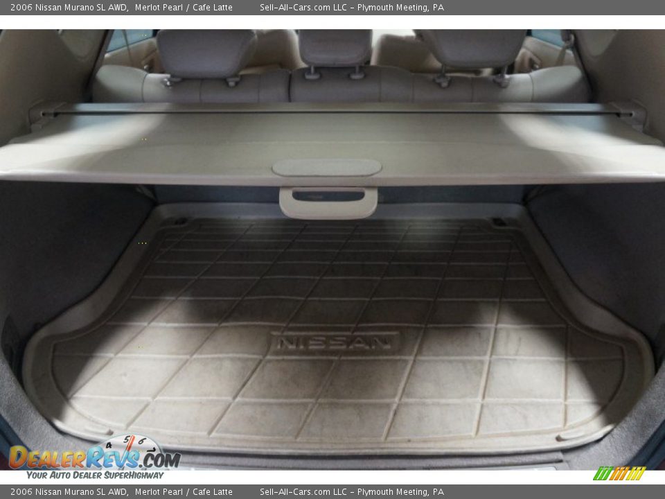 2006 Nissan Murano SL AWD Merlot Pearl / Cafe Latte Photo #20