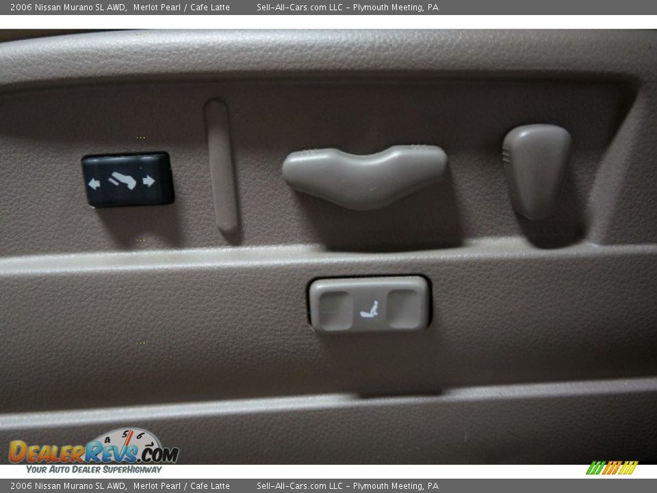 2006 Nissan Murano SL AWD Merlot Pearl / Cafe Latte Photo #21