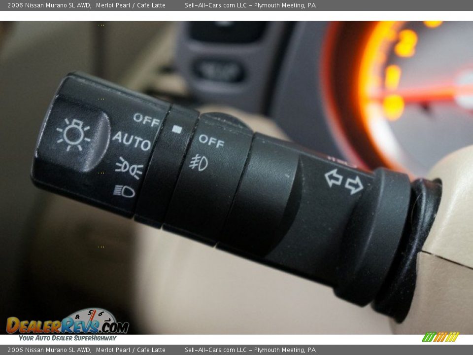 2006 Nissan Murano SL AWD Merlot Pearl / Cafe Latte Photo #25