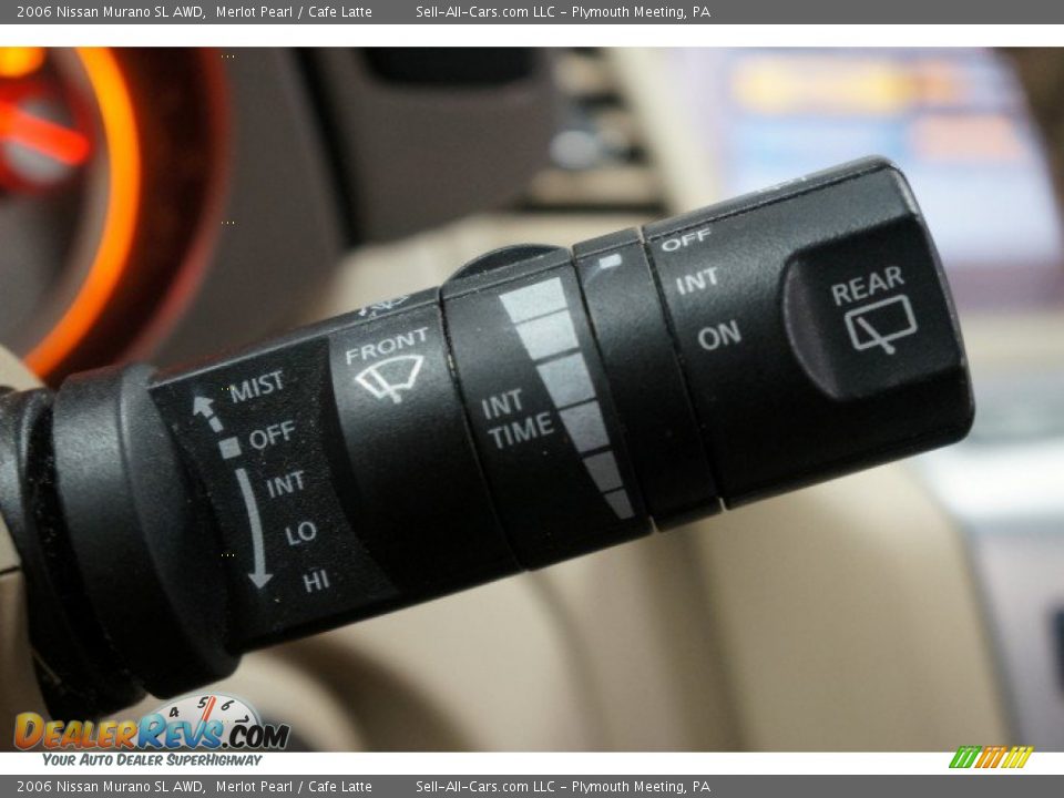 2006 Nissan Murano SL AWD Merlot Pearl / Cafe Latte Photo #26