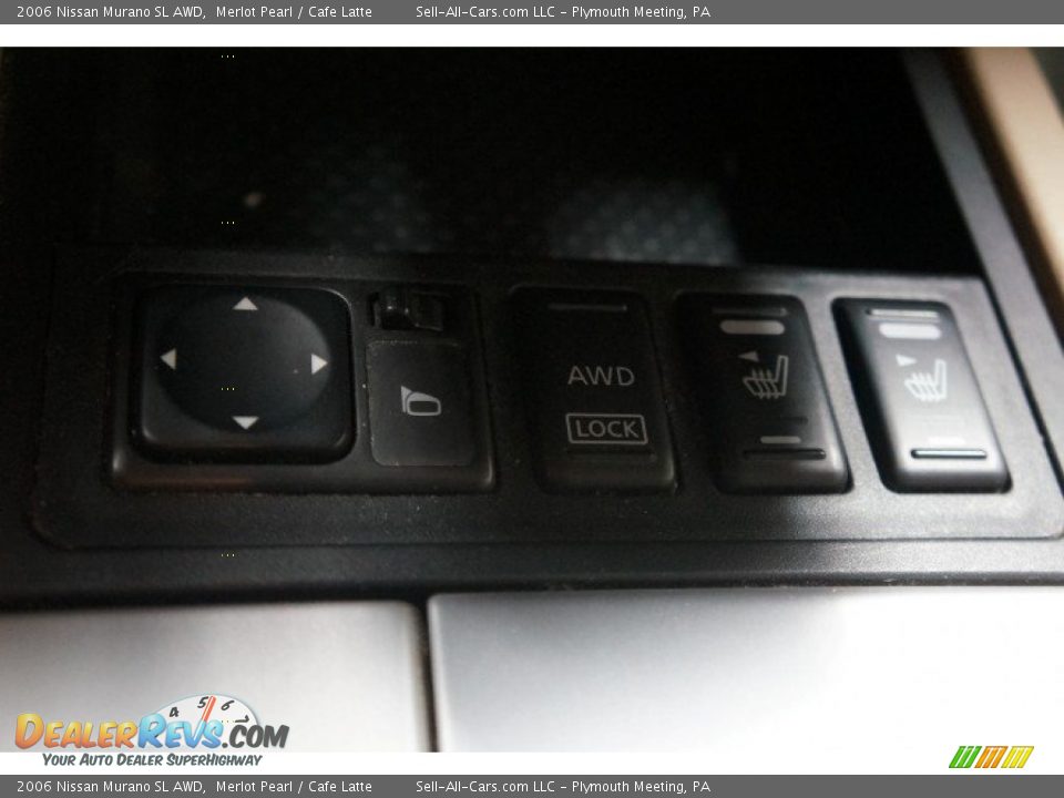 2006 Nissan Murano SL AWD Merlot Pearl / Cafe Latte Photo #33